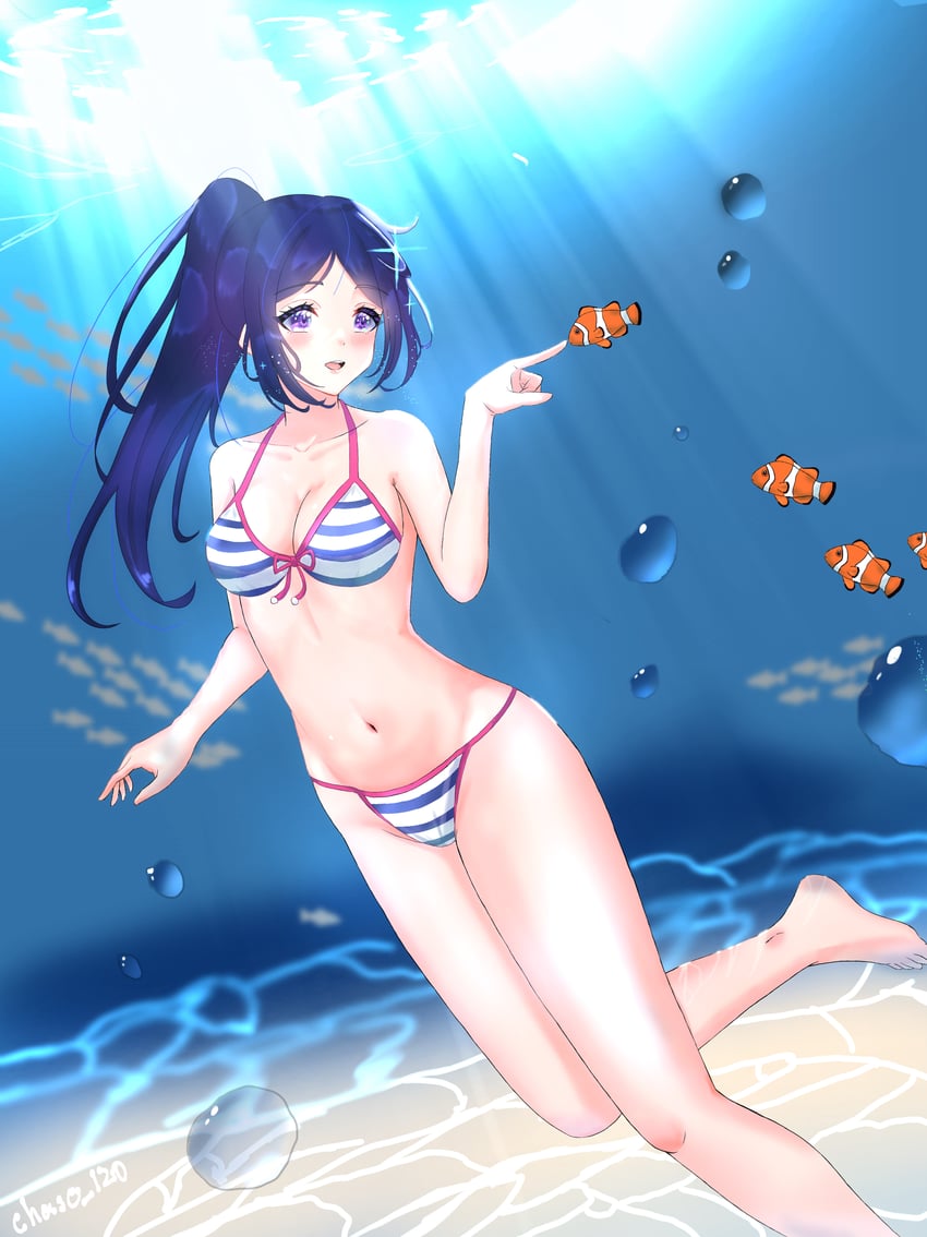 matsuura kanan (love live! and 1 more) drawn by chaso_(480)