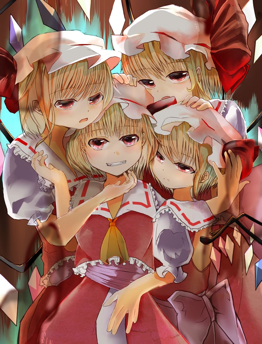 flandre scarlet (touhou and 1 more) drawn by nyan_shitai
