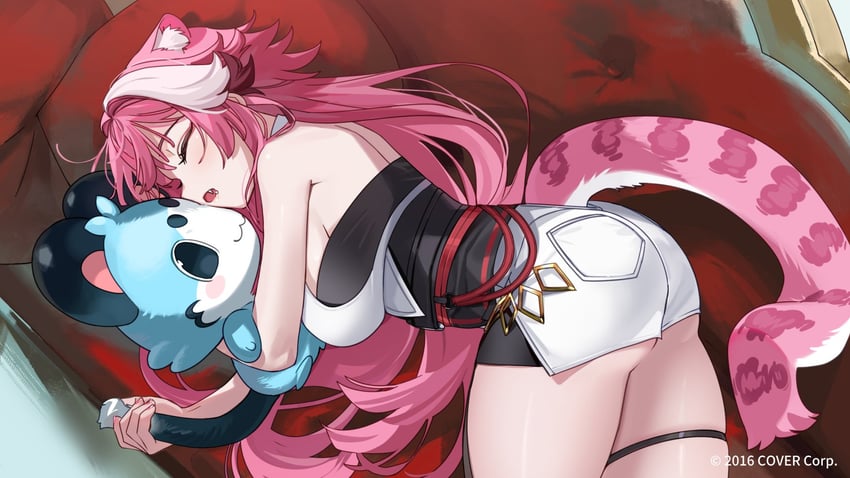 raora panthera and chattino (hololive and 1 more) drawn by yomosaka