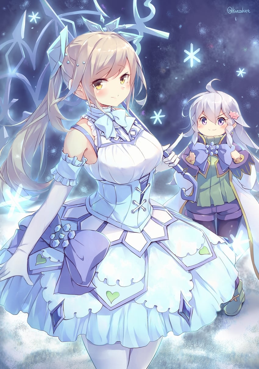 aromage jasmine and snowdrop the rikka fairy (yu-gi-oh!) drawn by kanzakietc