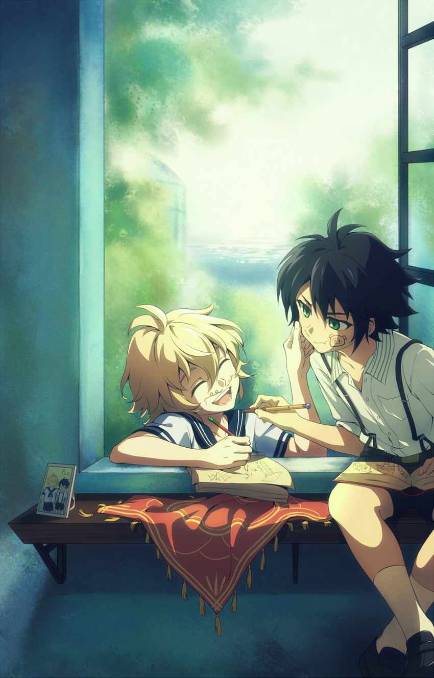 hyakuya yuuichirou and hyakuya mikaela (owari no seraph) drawn by fcc_(fengcheche)