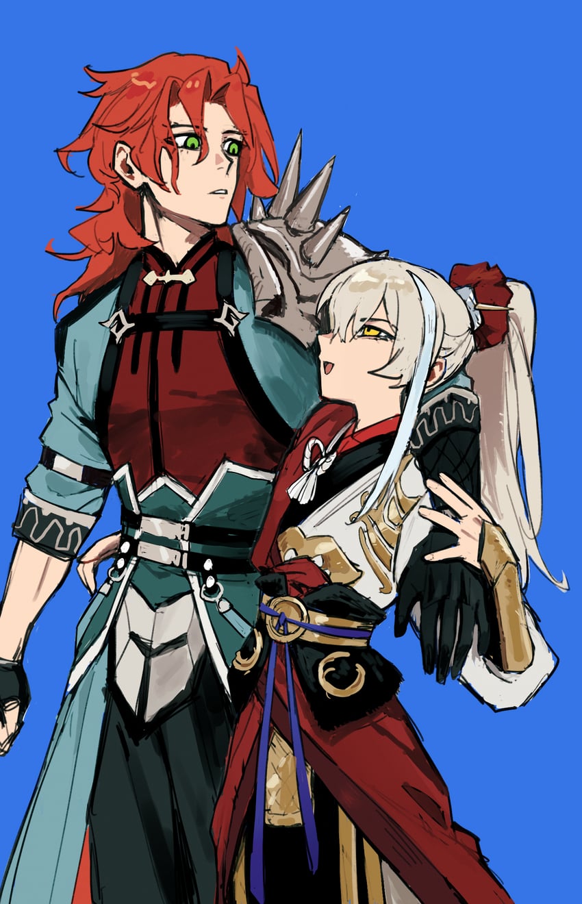 archer and zhao yun (fate and 1 more) drawn by chenchenchen598