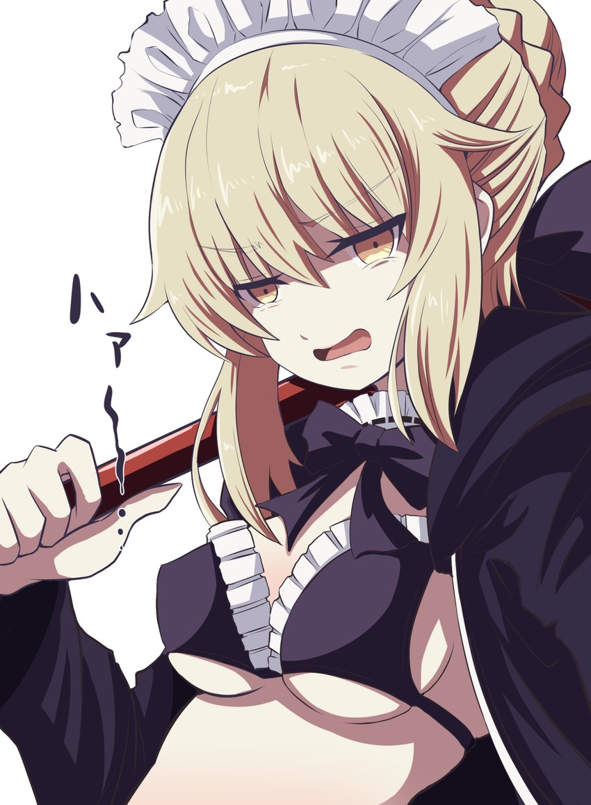artoria pendragon and saber alter (fate and 1 more) drawn by fujitaka_nasu