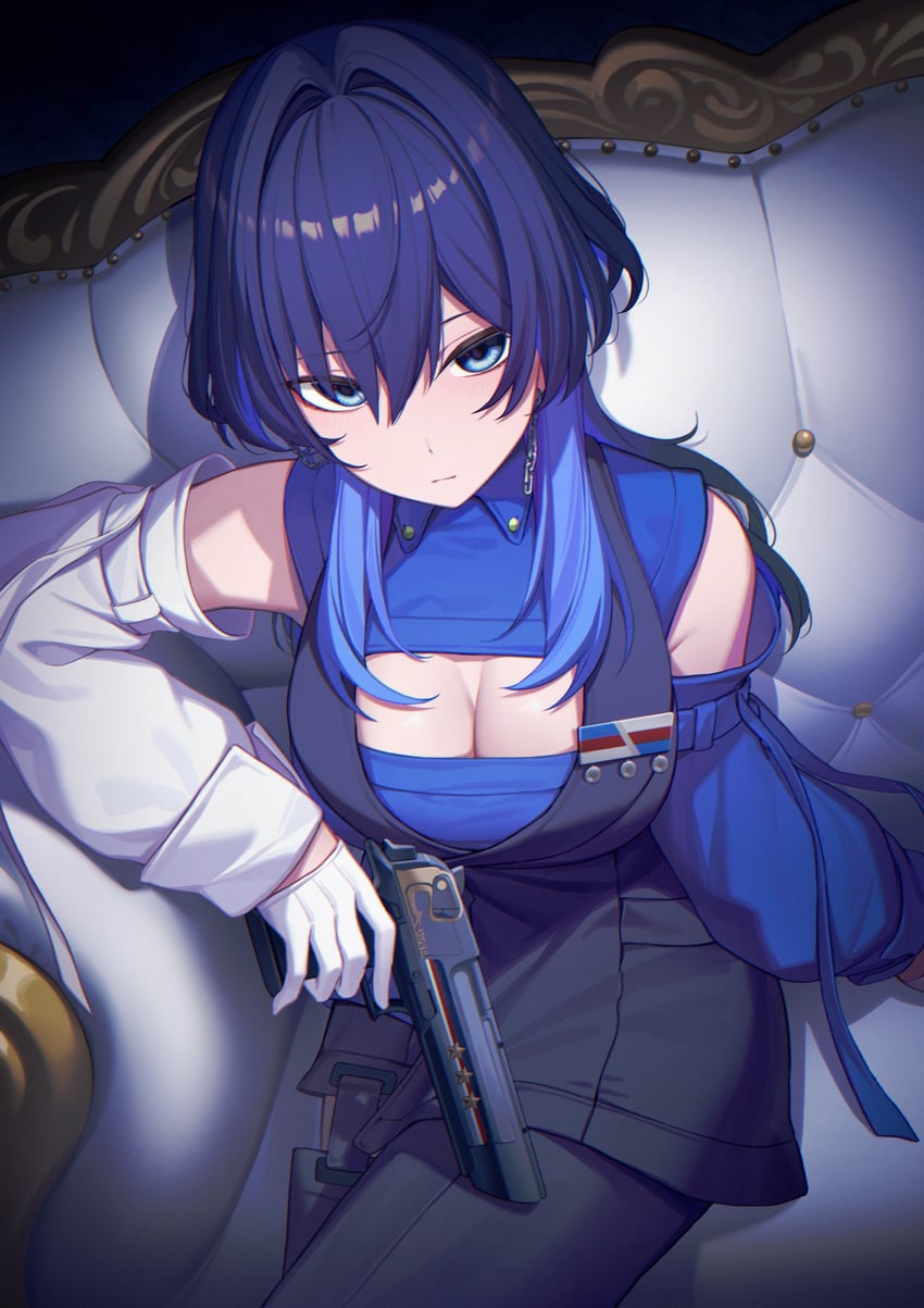ouro kronii (hololive and 1 more) drawn by resu_desu