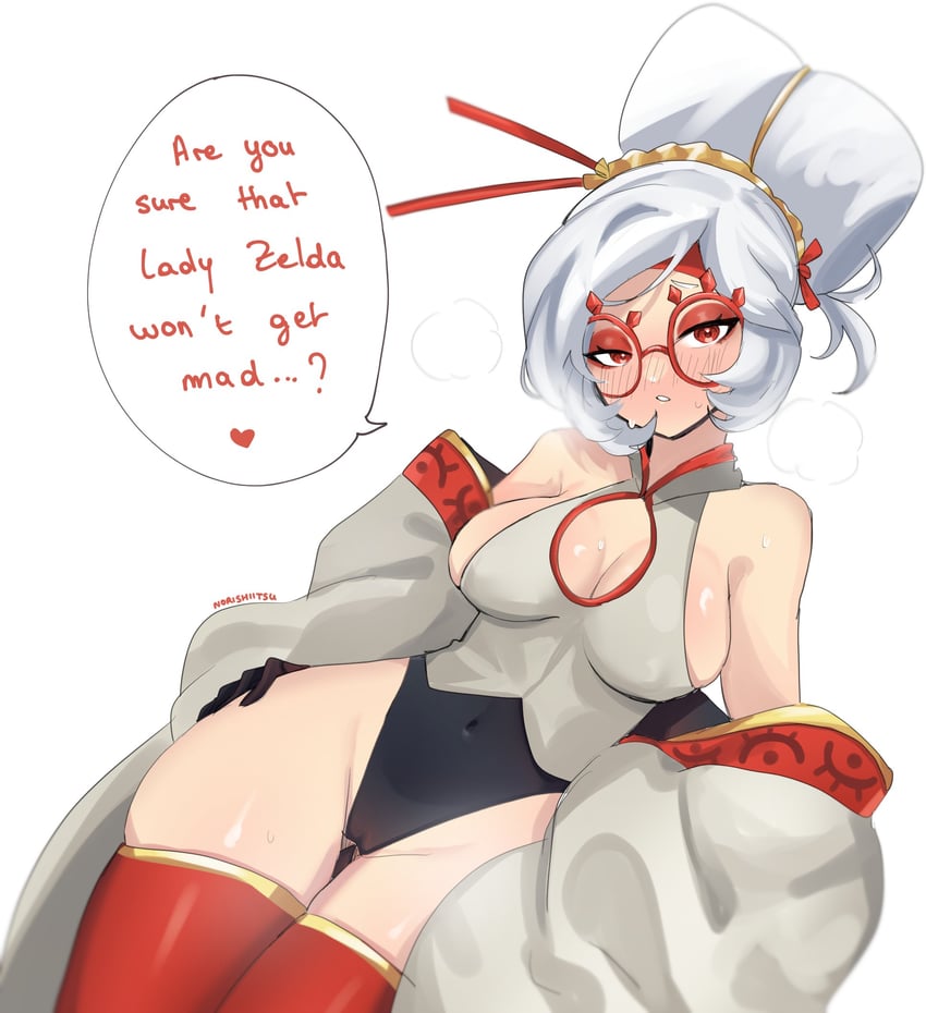 purah (the legend of zelda and 1 more) drawn by norishiitsu