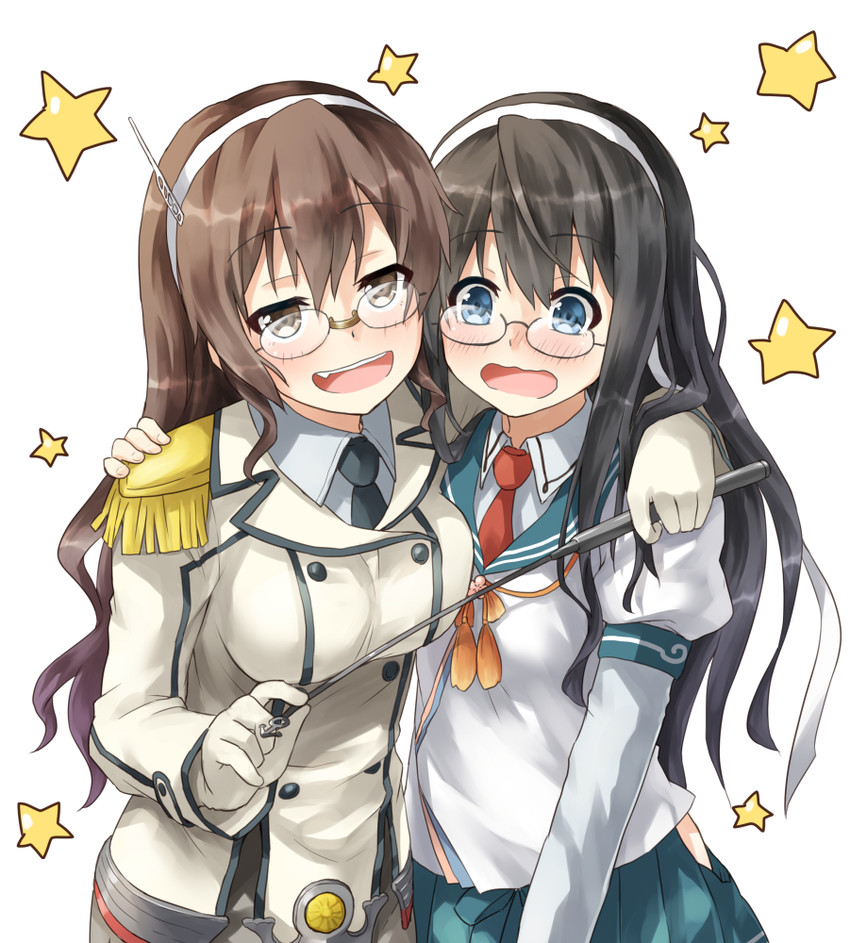 ooyodo, ashigara, and katori (kantai collection) drawn by arai_harumaki