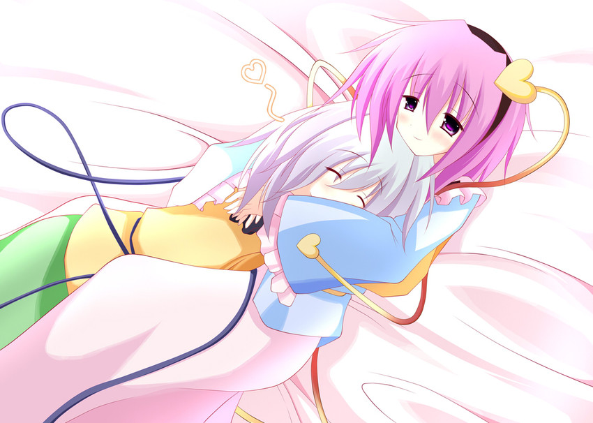 komeiji koishi and komeiji satori (touhou) drawn by kyuubi_(artist)