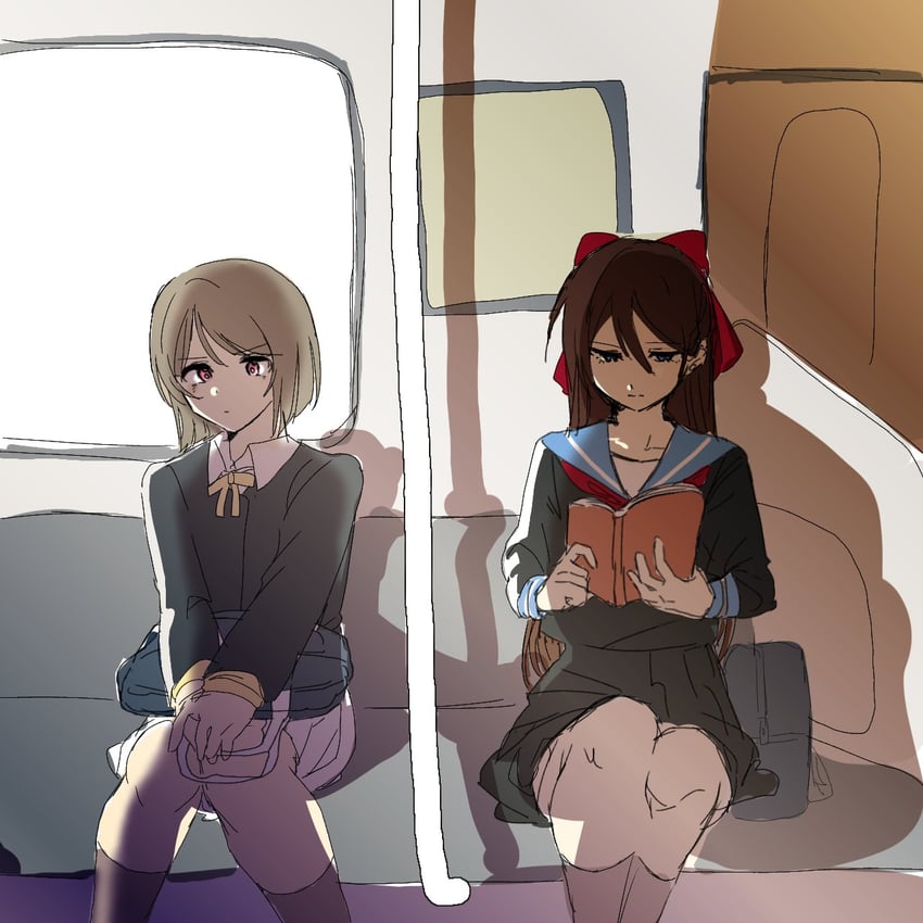 osaka shizuku and nakasu kasumi (love live! and 2 more) drawn by anegoma567