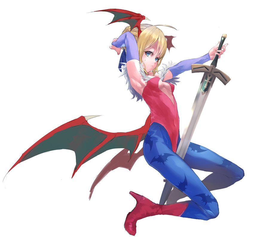 artoria pendragon, saber, and lilith (fate and 2 more) drawn by kumonji_aruto
