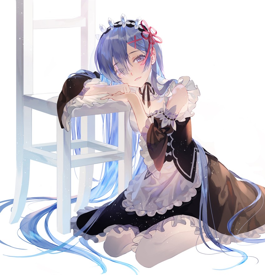rem (re:zero kara hajimeru isekai seikatsu) drawn by fajyobore