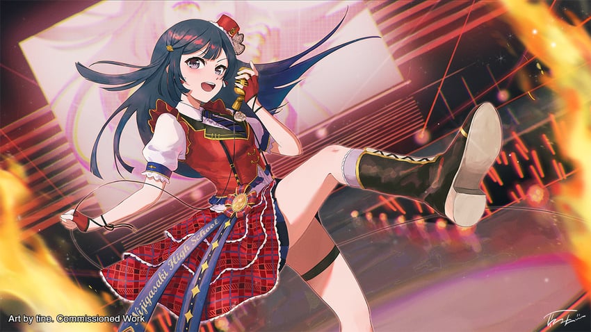yuki setsuna (love live! and 1 more) drawn by tinedesu
