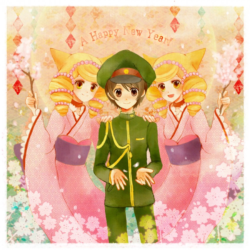 bonbori, hoozuki, and hanakiri ganryuu (otome youkai zakuro) drawn by amane_(kotoune)