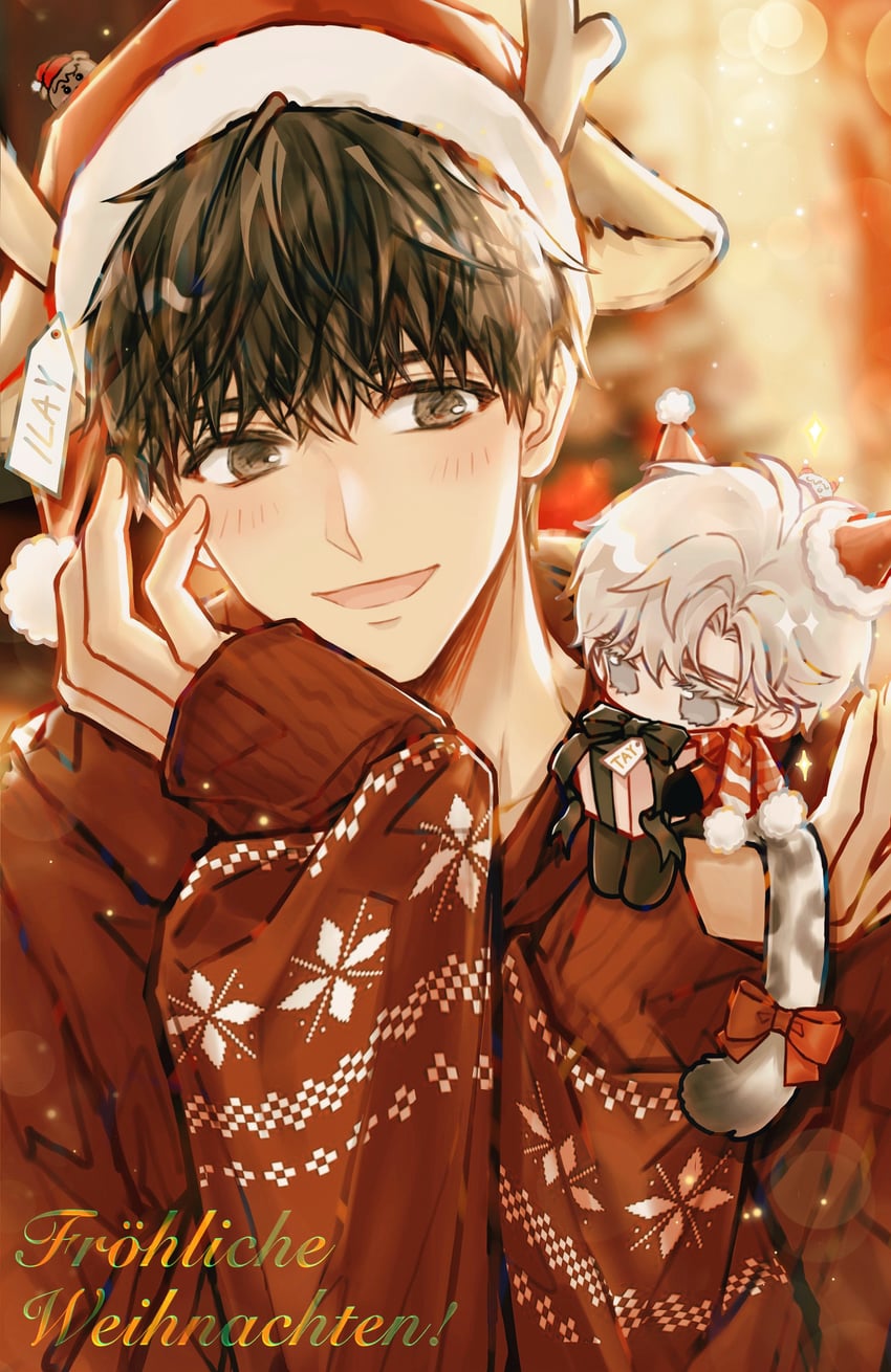 jeong taeui and ilay riegrow (passion) drawn by mok1e_(moku)