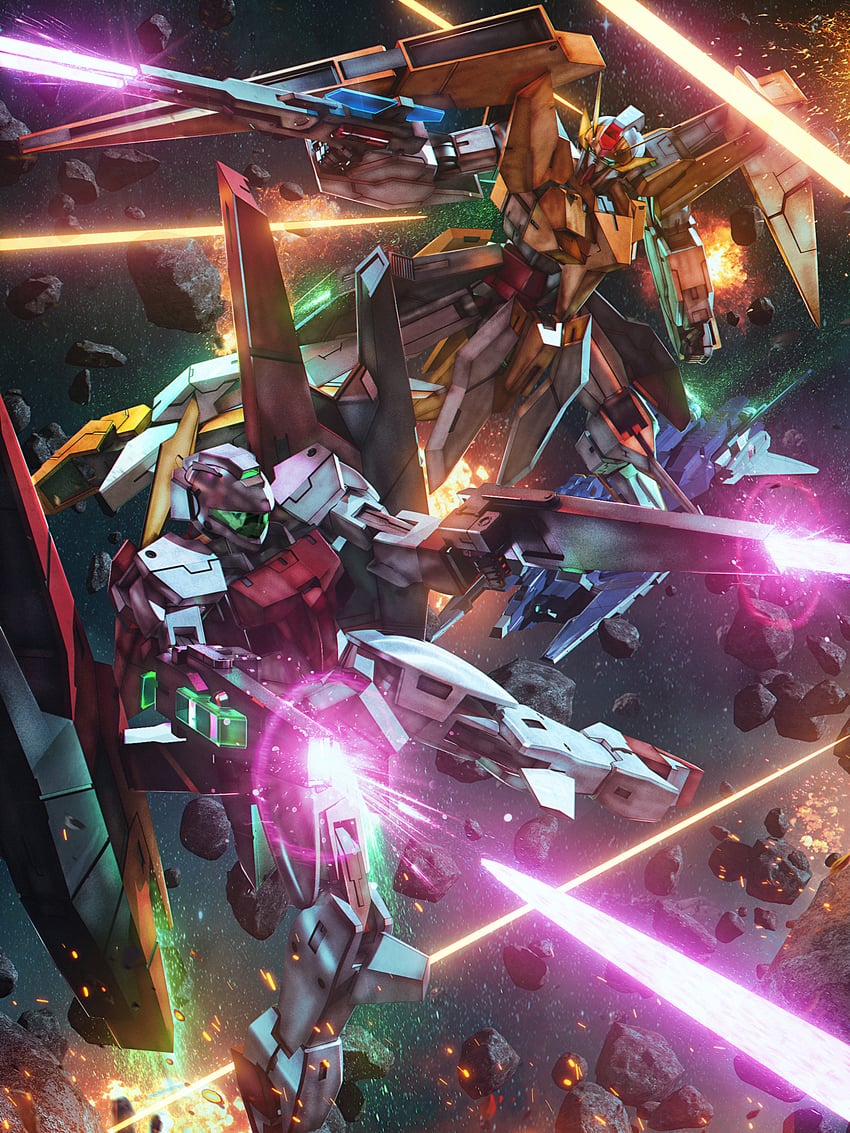 gundam arios and gn archer (gundam and 1 more) drawn by lolicon_(lolicon42051636)