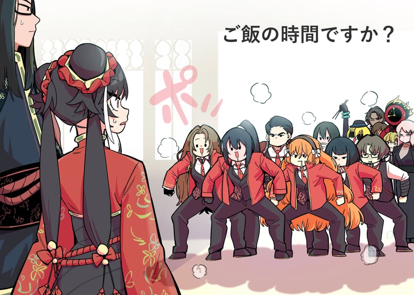 ishmael, don quixote, faust, sinclair, yi sang, and 10 more (project moon and 1 more) drawn by mayic11