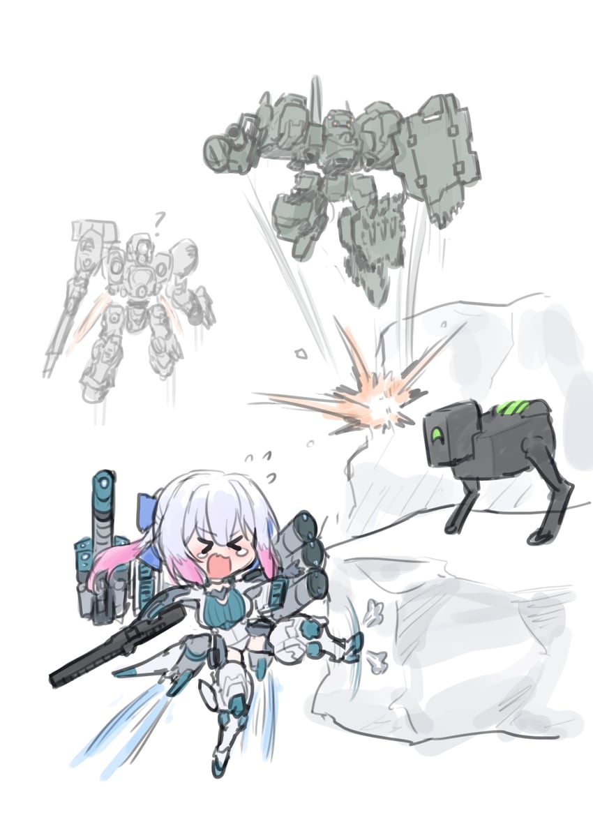 loader 4 and seedling (armored core and 3 more) drawn by maxilax