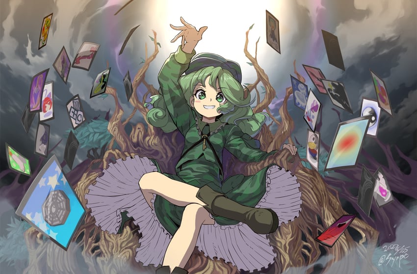 cirno, sekibanki, and yamashiro takane (touhou and 1 more) drawn by syope