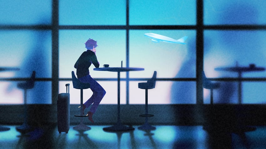 ike eveland (nijisanji and 1 more) drawn by ba_hezhi_feng