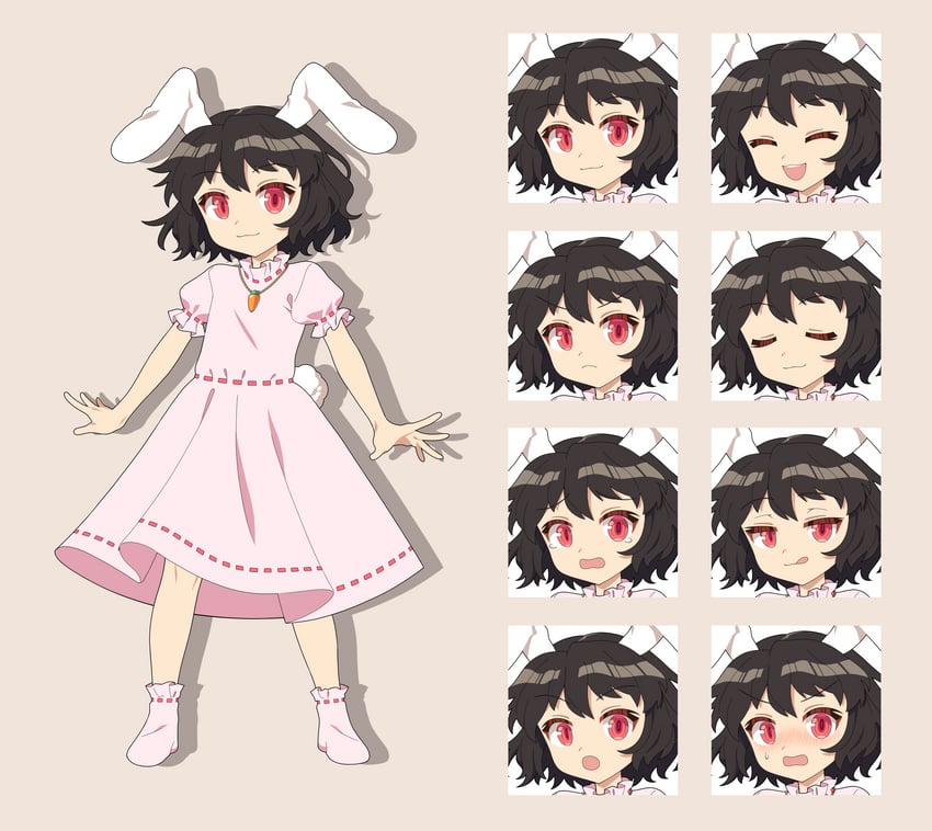 inaba tewi (touhou) drawn by 4rion