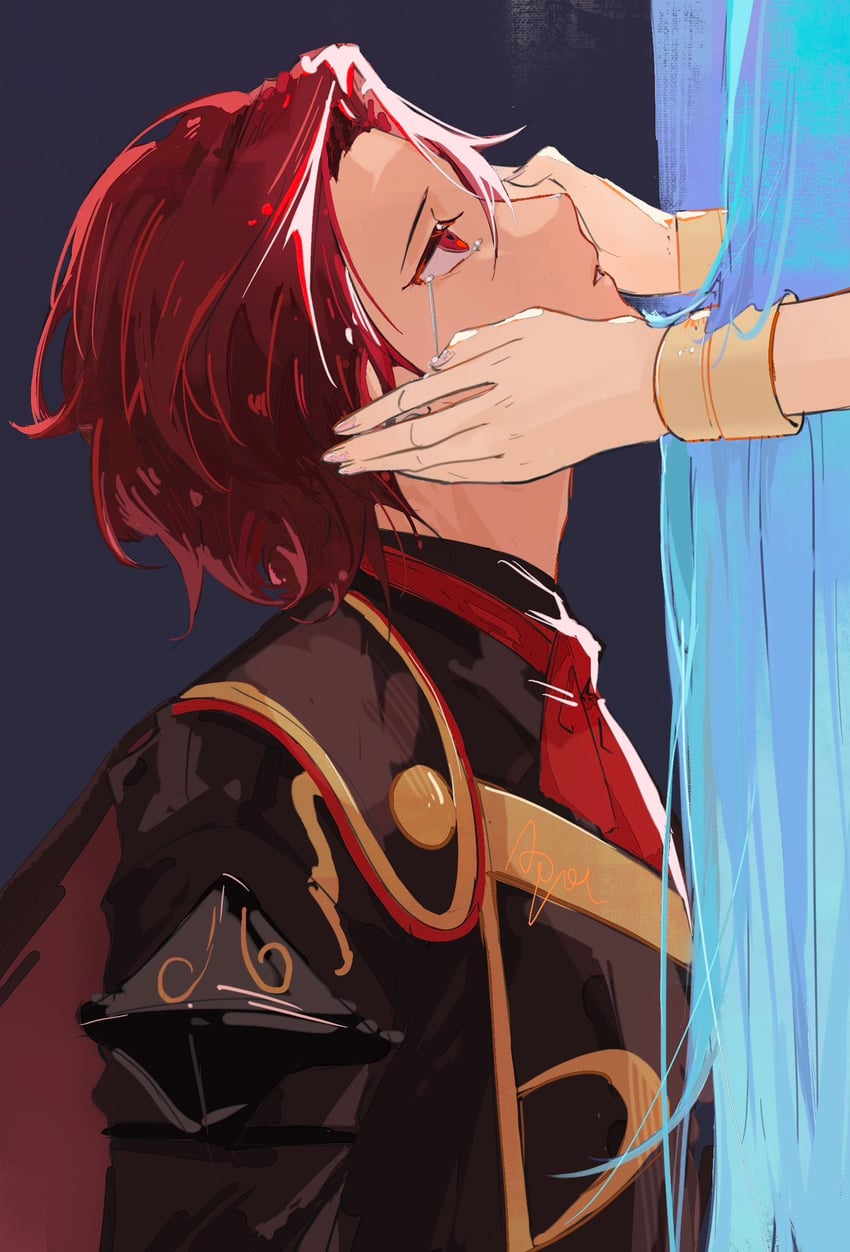 lumera and male alear (fire emblem and 1 more) drawn by 2a9um4joiu2ommf