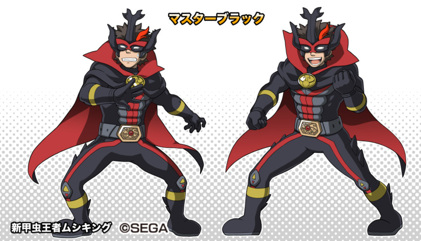 master black (mushiking and 1 more) drawn by shirataki
