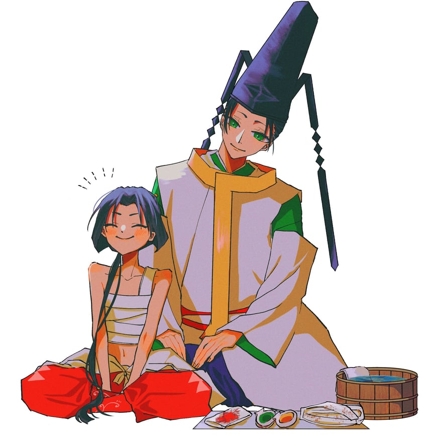houjou tokiyuki and suwa yorishige (nige jouzu no wakagimi) drawn by neg_i_asa