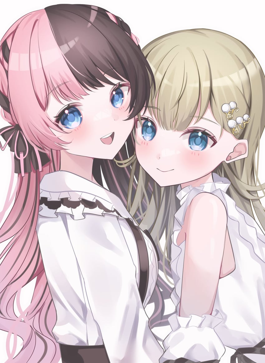 tachibana hinano and hanabusa lisa (vspo! and 2 more) drawn by yuru._(m29125567)