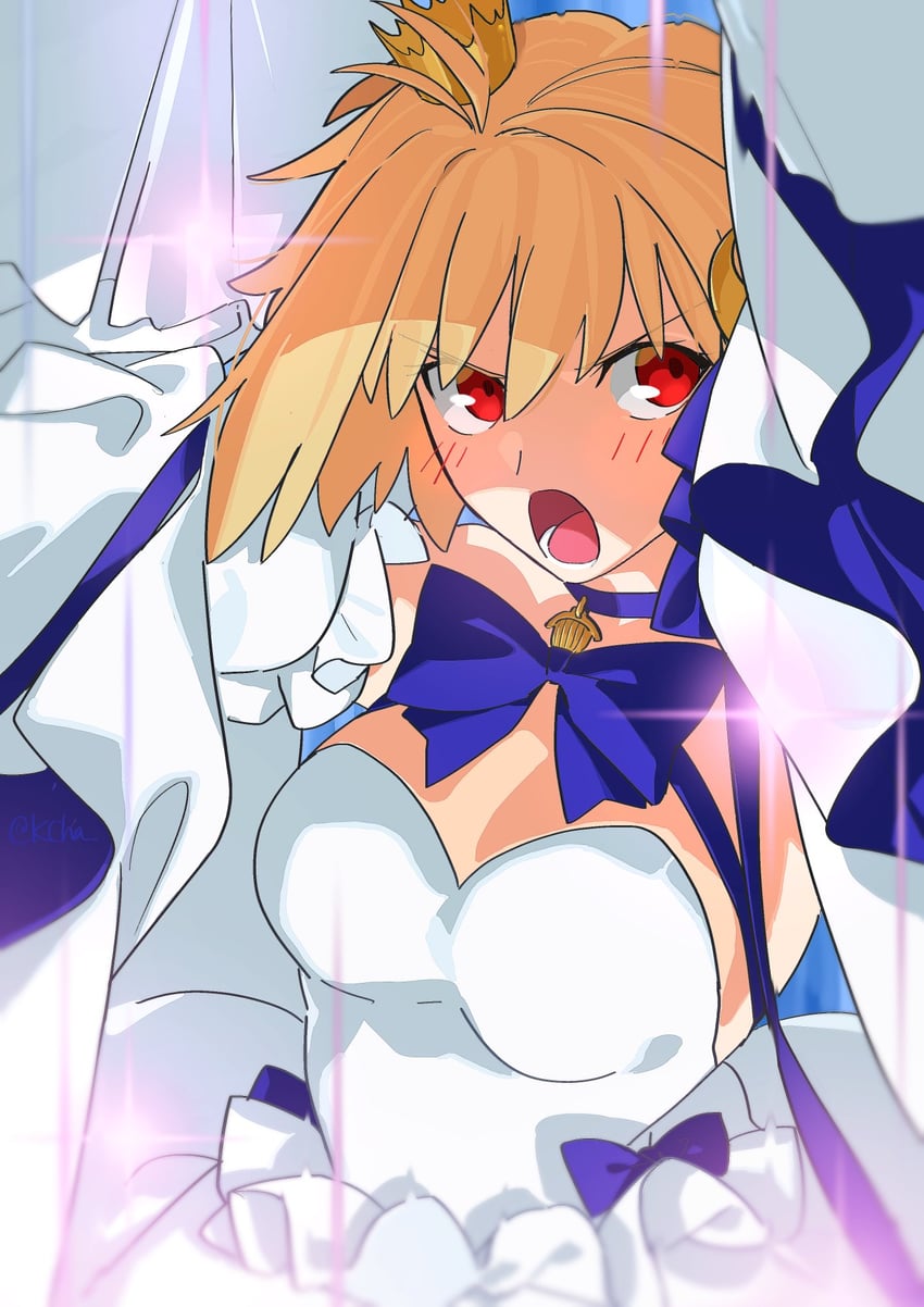 arcueid brunestud and phantas-moon (fate and 2 more) drawn by chietori