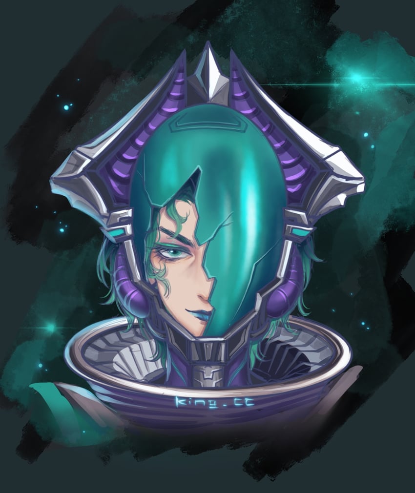 horizon and brood mother horizon (apex legends) drawn by king.cc