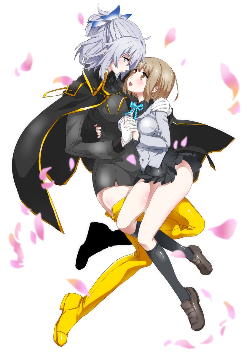 nitta io and hotsuin miyako (devil survivor and 3 more) drawn by haoro