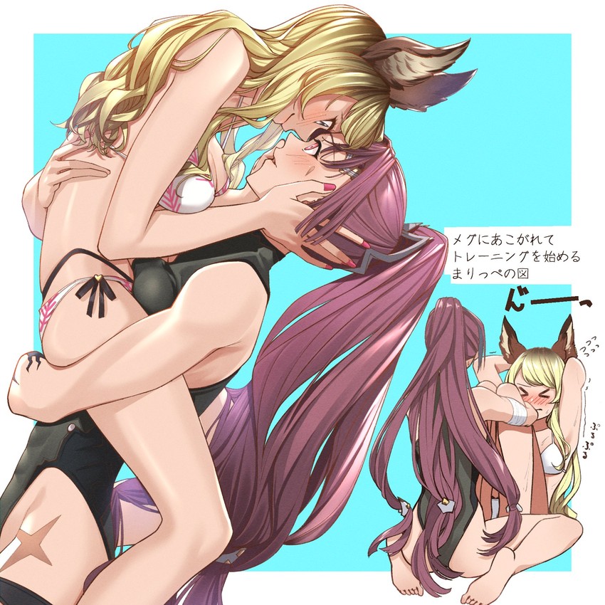 meg and mari (granblue fantasy) drawn by soluna_(so_lu_na)