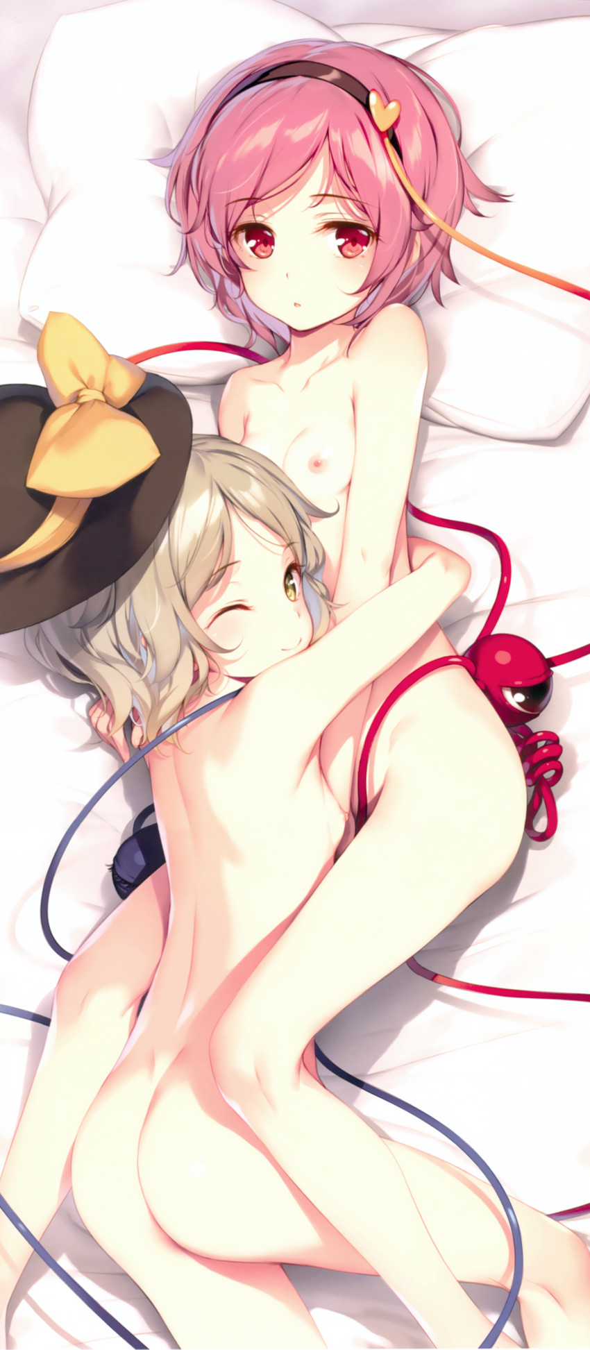 komeiji koishi and komeiji satori (touhou) drawn by ke-ta