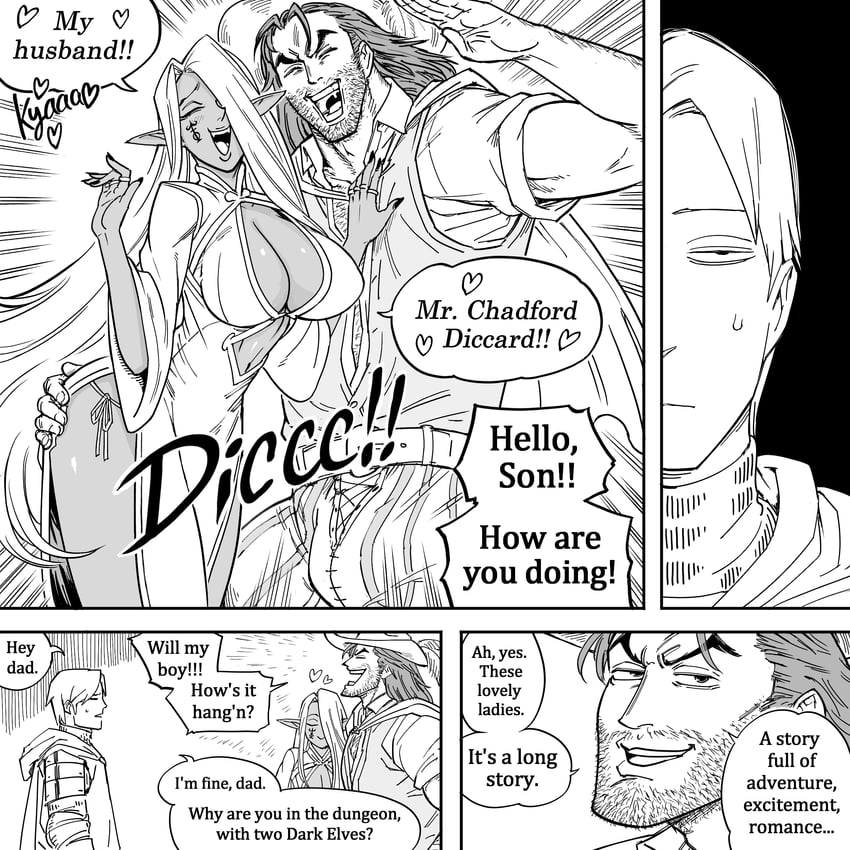willford diccard, chadford diccard, and queen vellathia (original and 1 more) drawn by bb_(baalbuddy)