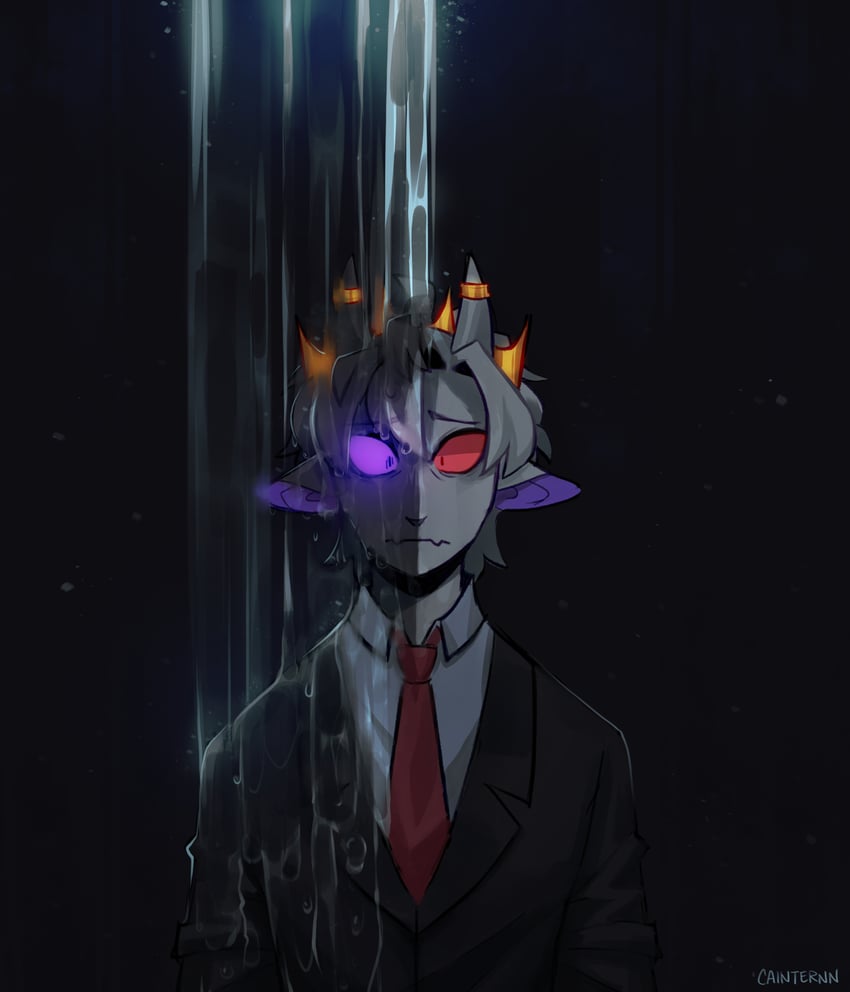 ranboo (minecraft youtube and 1 more) drawn by cainternn