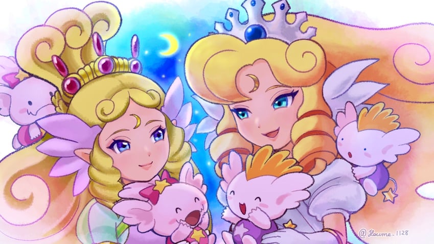 seren, payapaya, and sala (panel de pon) drawn by suruga_kanade