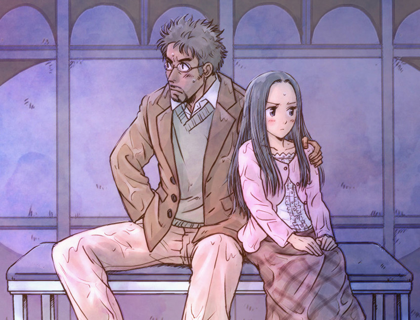 yamada naoko and ueda jirou (trick) drawn by minatoya
