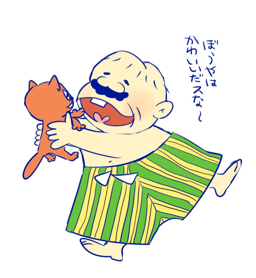esper nyanko and dekapan (osomatsu and 1 more) drawn by 4_b