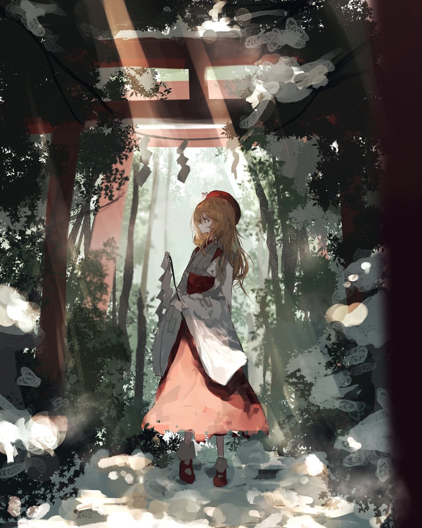 hourai girl (touhou and 1 more) drawn by agasa_(akasa_anodan)