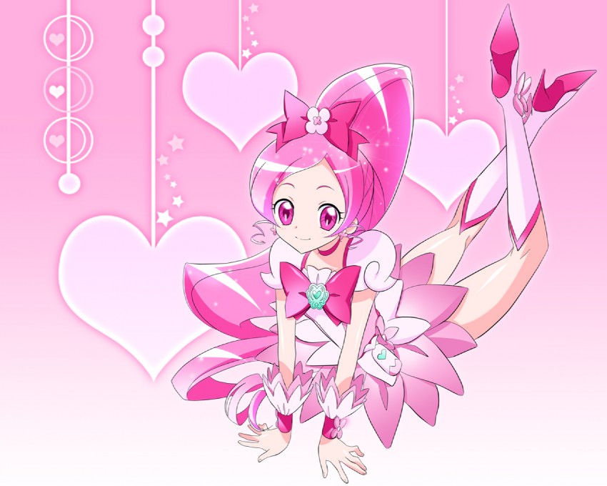 hanasaki tsubomi and cure blossom (precure and 1 more) drawn by anko_koubou