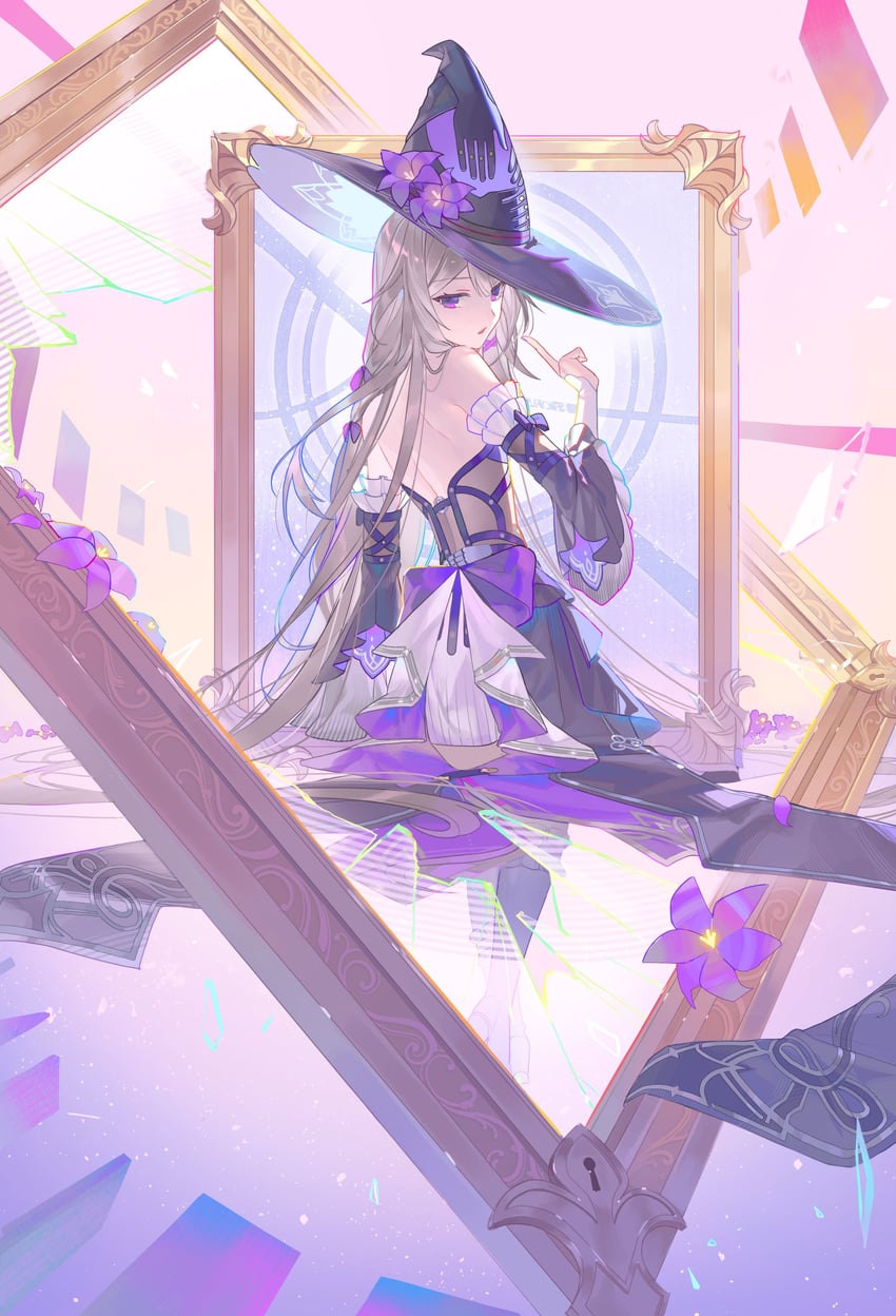 herta and the herta (honkai and 1 more) drawn by little_modao