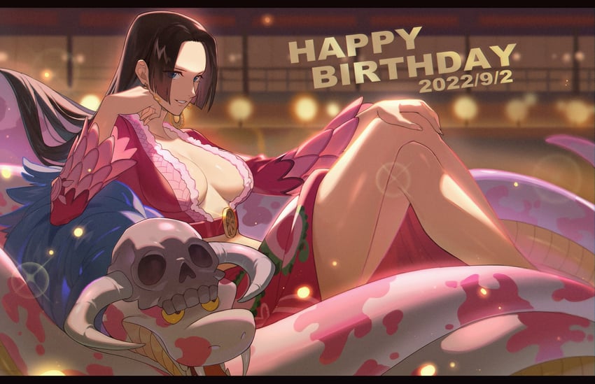 boa hancock and salome (one piece) drawn by qin_(7833198)