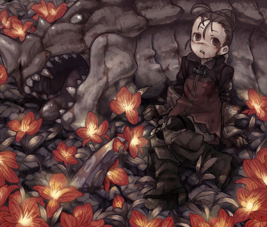 fighter and moiko (7th dragon) drawn by inuinu_(project_october)