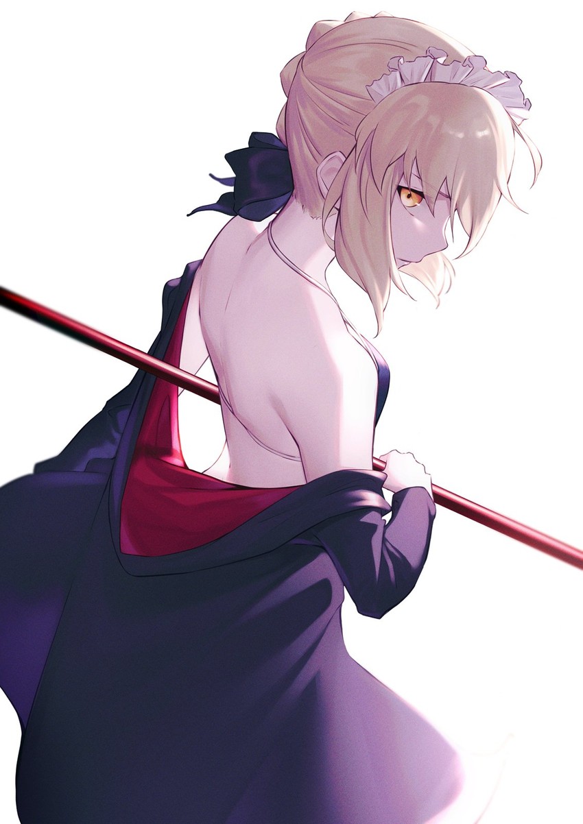artoria pendragon and saber alter (fate and 1 more) drawn by kuen_(kuennn12)