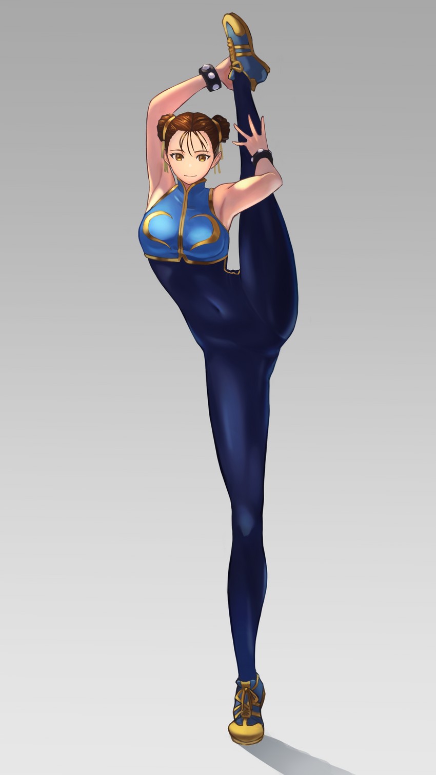 chun-li (street fighter and 1 more) drawn by hara_kenshi