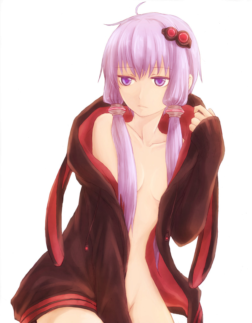 yuzuki yukari (vocaloid and 1 more) drawn by rozu_(seiga)