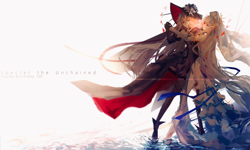 specter and specter the unchained (arknights) drawn by user_kyzt3275