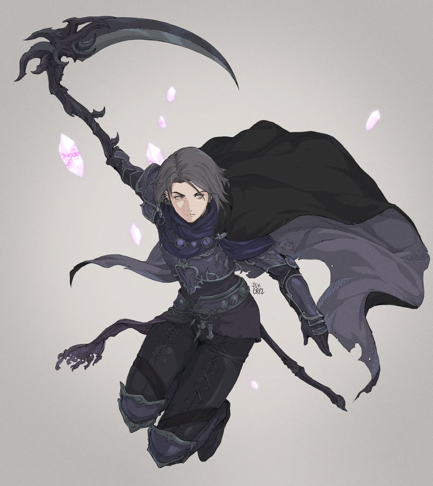 zero and reaper (final fantasy and 1 more) drawn by josh_corpuz
