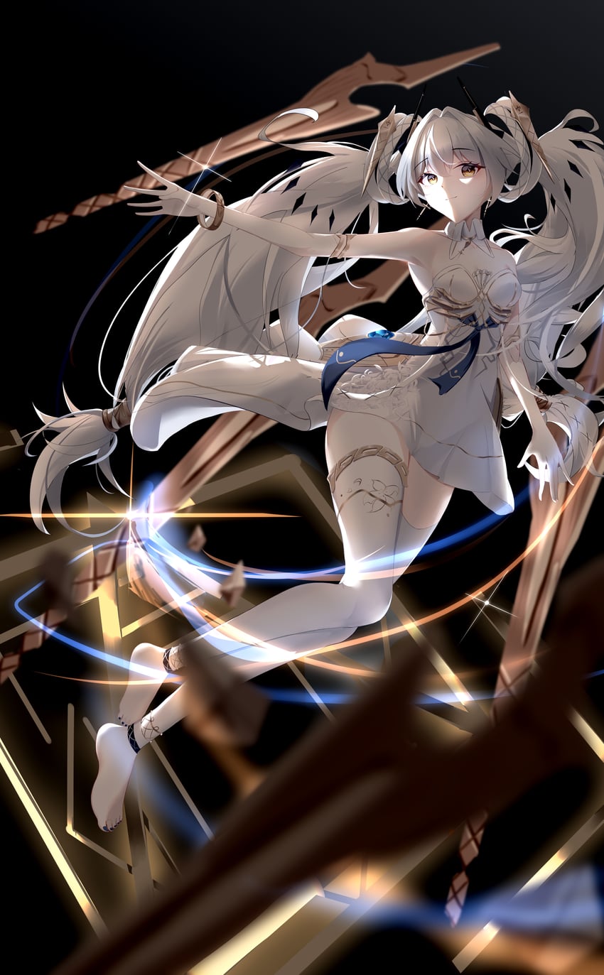 luna and luna: laurel (punishing: gray raven) drawn by hui_night