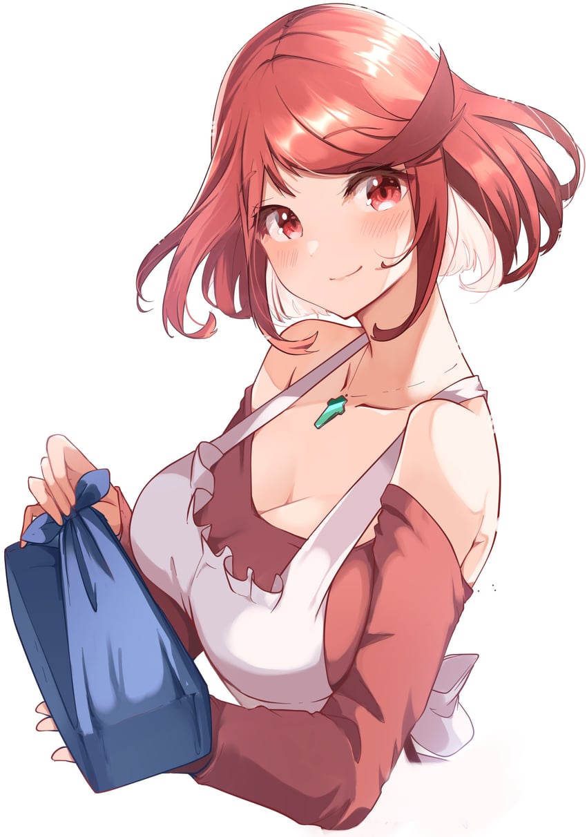 pyra (xenoblade chronicles and 1 more) drawn by risumi_(taka-fallcherryblossom)