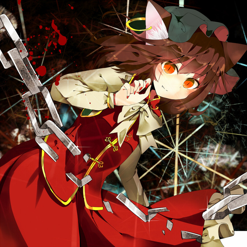 chen (touhou) drawn by tamagogayu1998